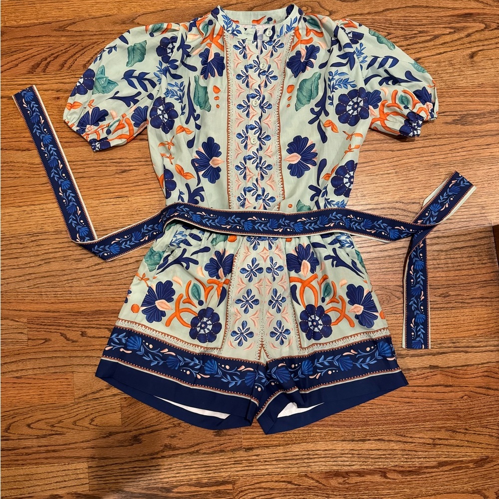Floral Embroidered Women's Blouse - Multicolor